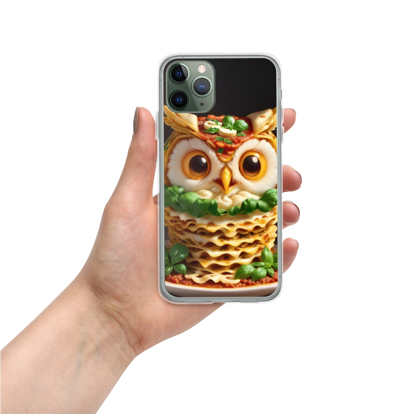 Owl lasagna Clear Case for iPhone®