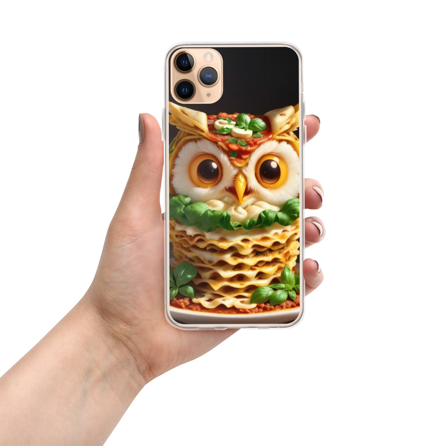 Owl lasagna Clear Case for iPhone®