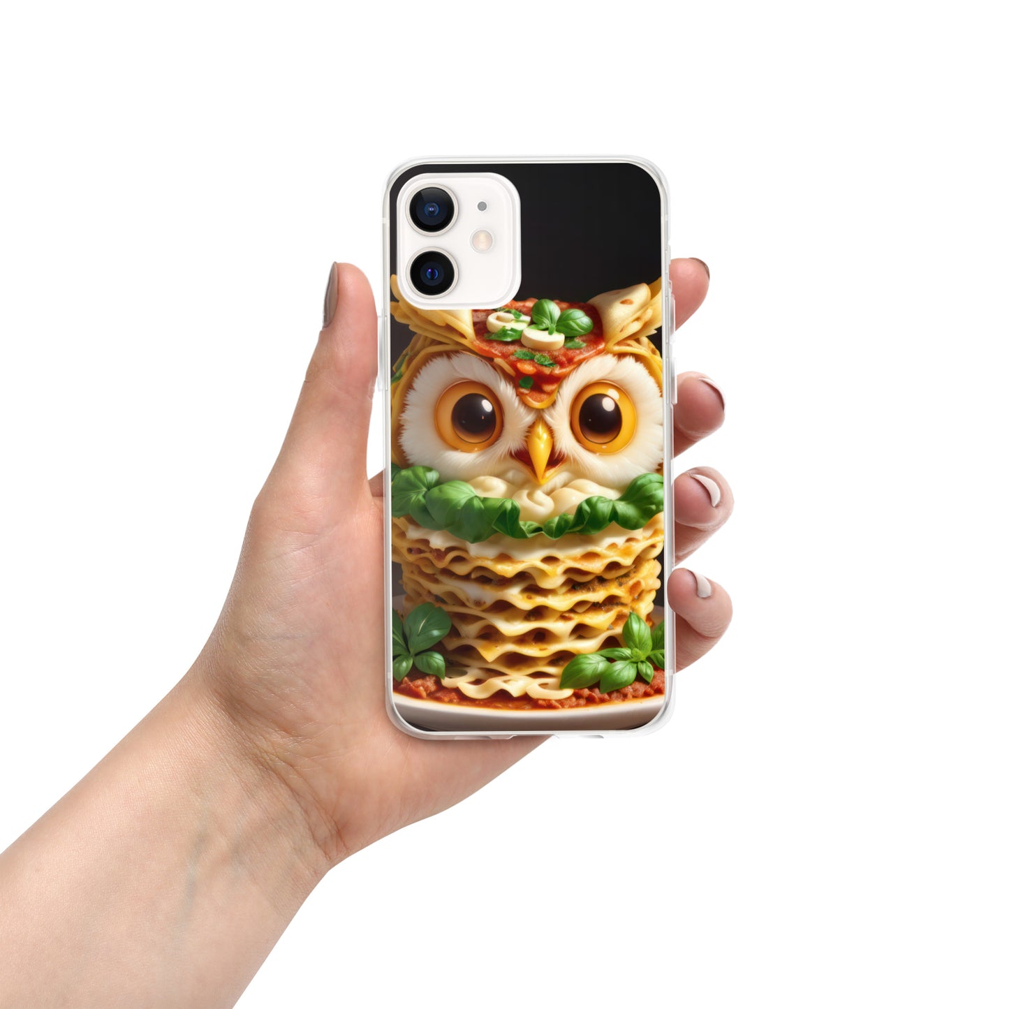 Owl lasagna Clear Case for iPhone®