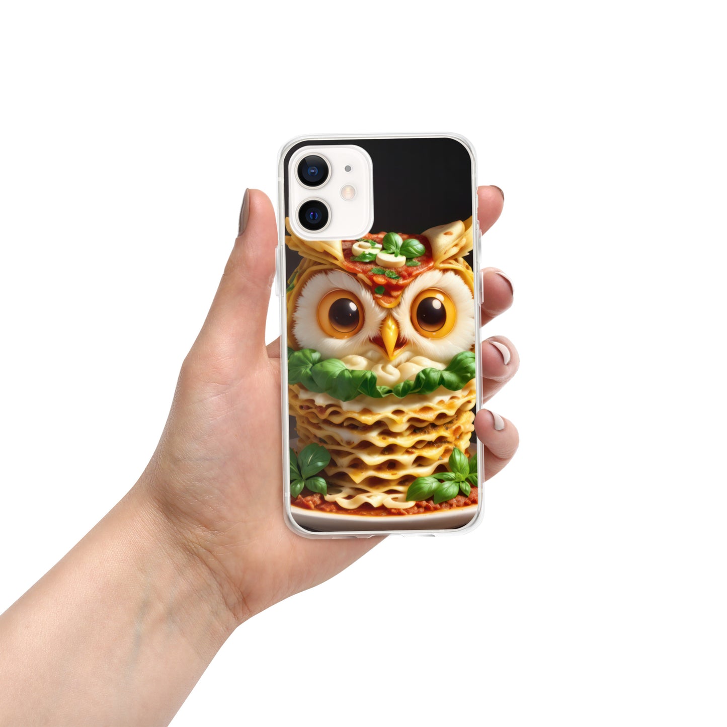 Owl lasagna Clear Case for iPhone®