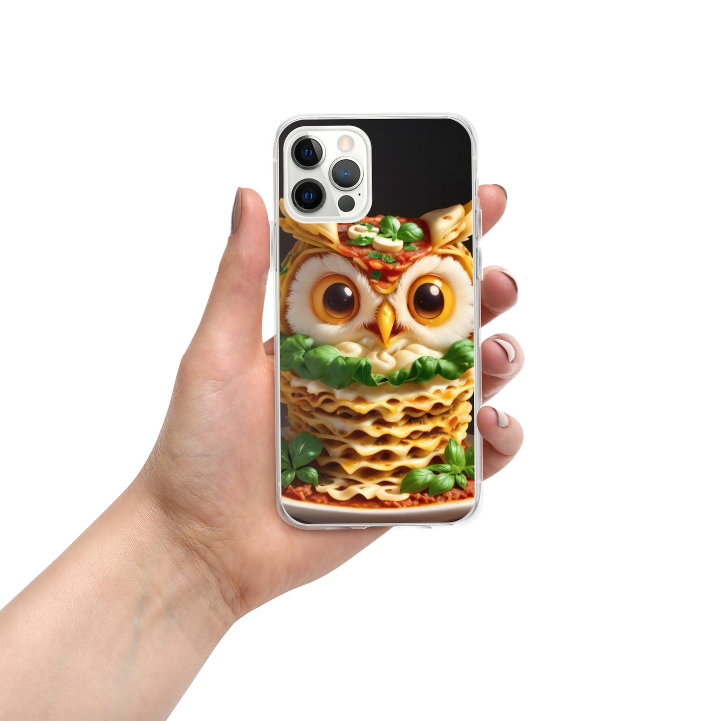 Owl lasagna Clear Case for iPhone®