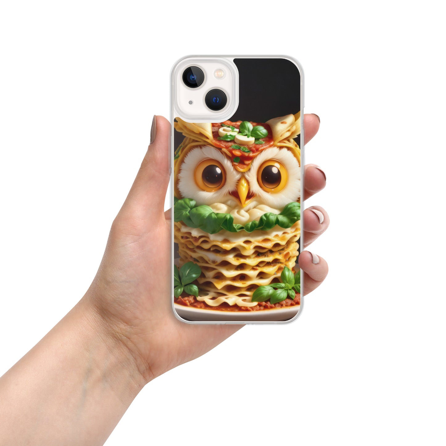 Owl lasagna Clear Case for iPhone®