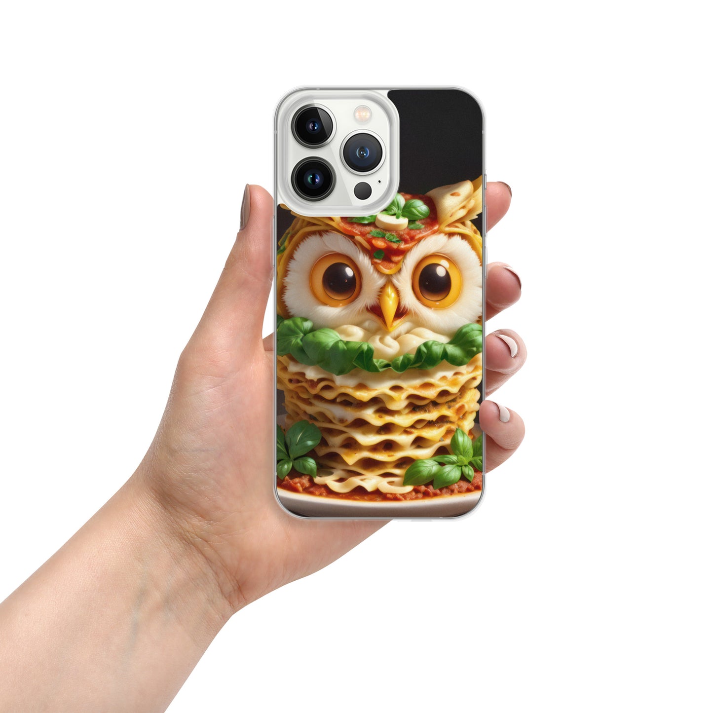 Owl lasagna Clear Case for iPhone®