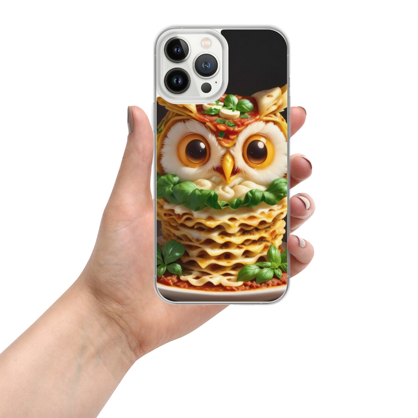 Owl lasagna Clear Case for iPhone®