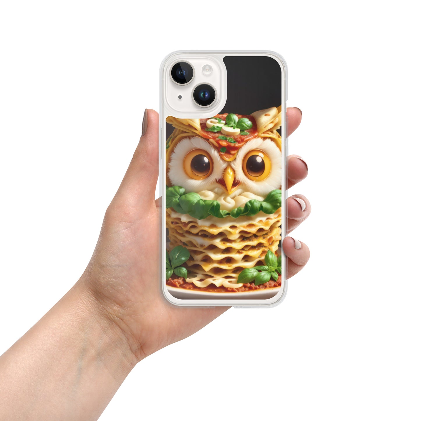 Owl lasagna Clear Case for iPhone®