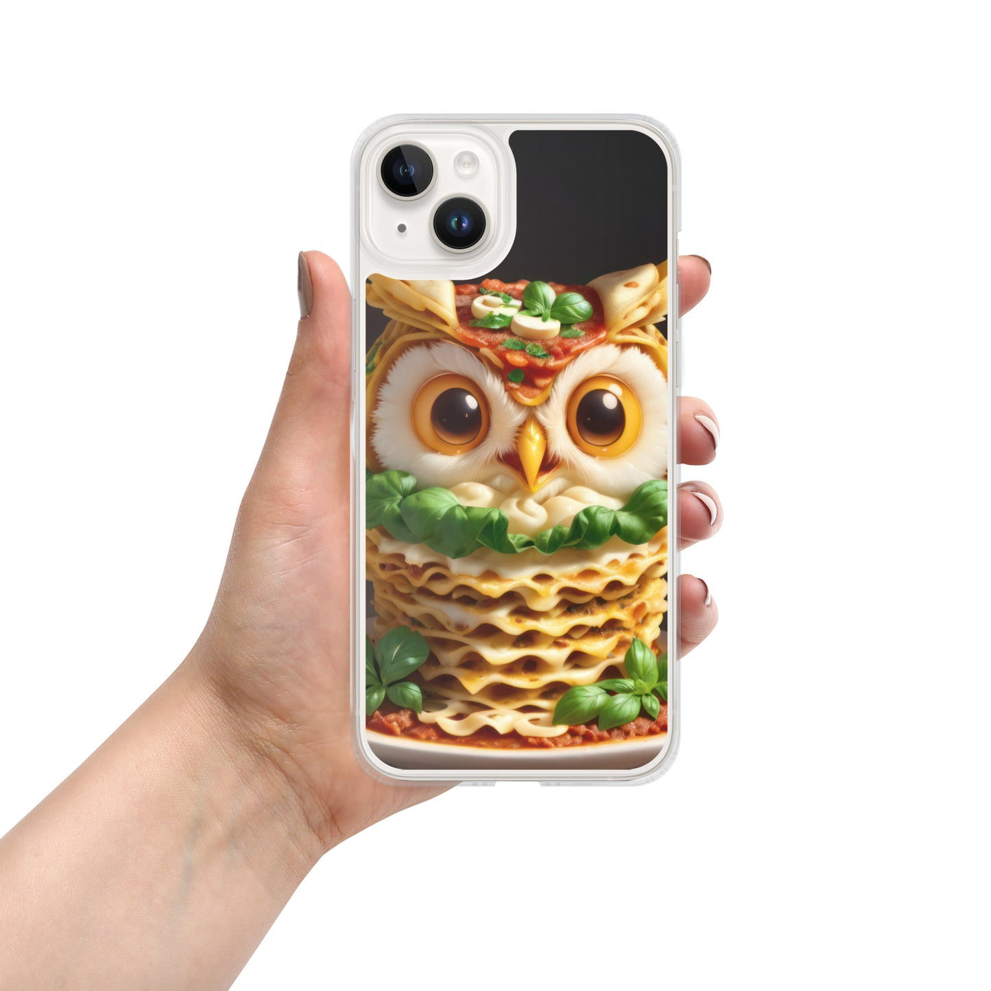 Owl lasagna Clear Case for iPhone®