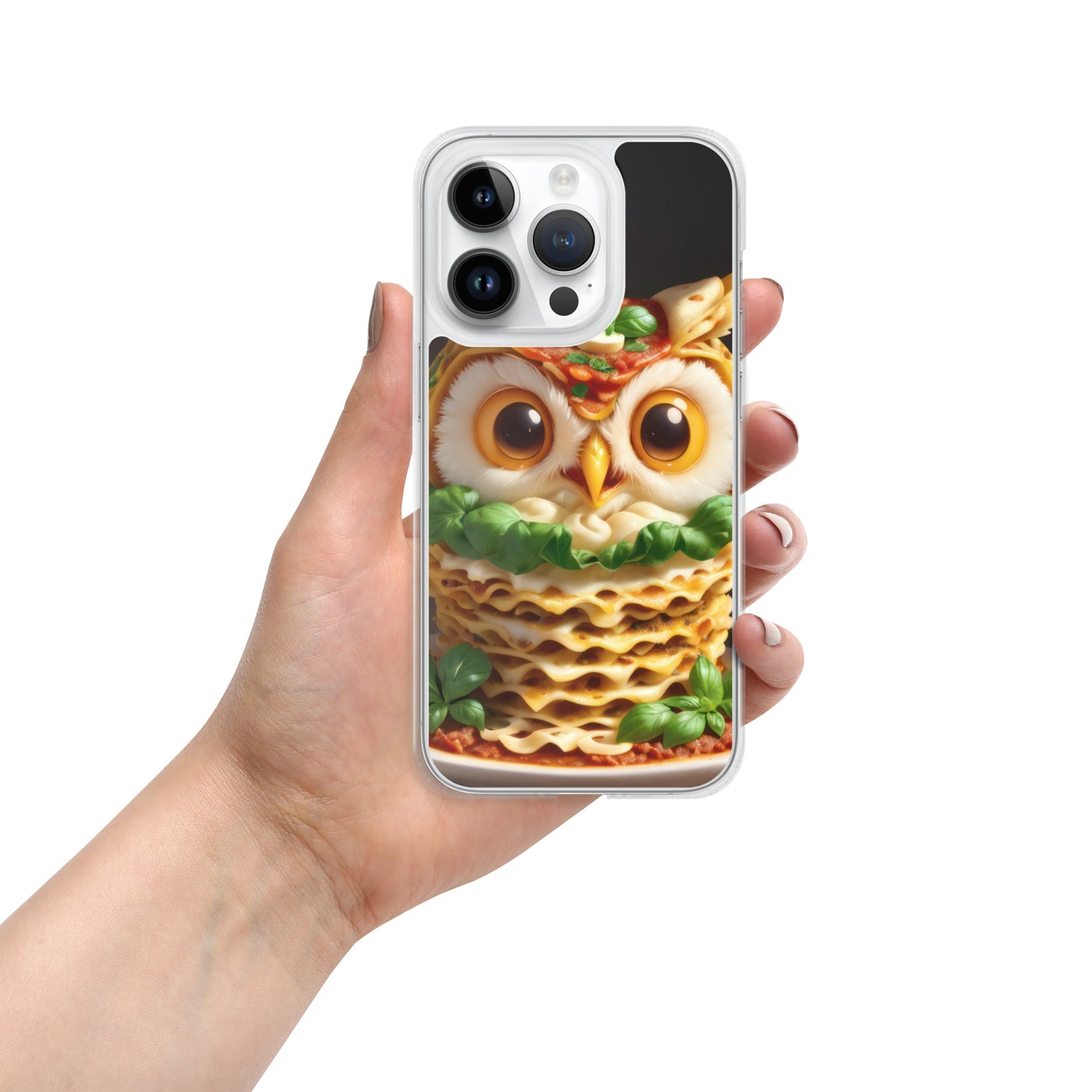 Owl lasagna Clear Case for iPhone®