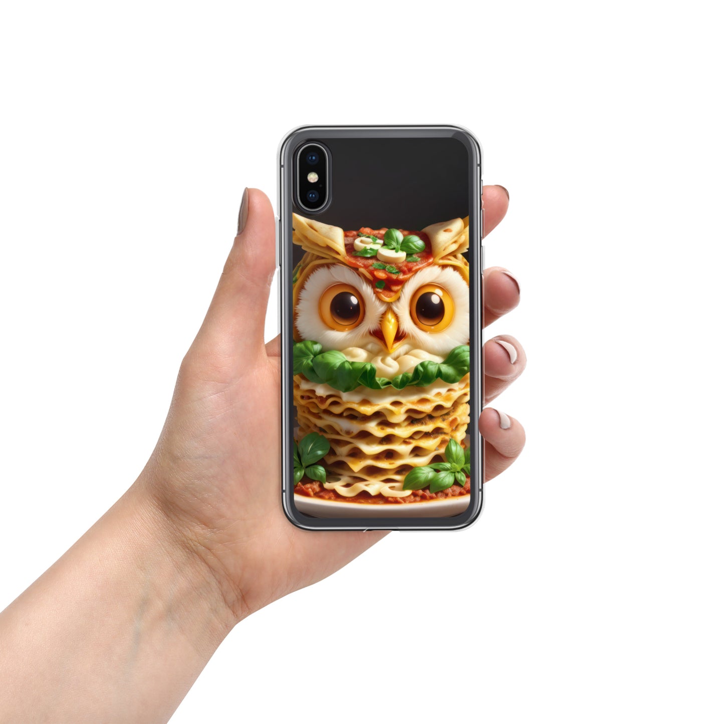 Owl lasagna Clear Case for iPhone®