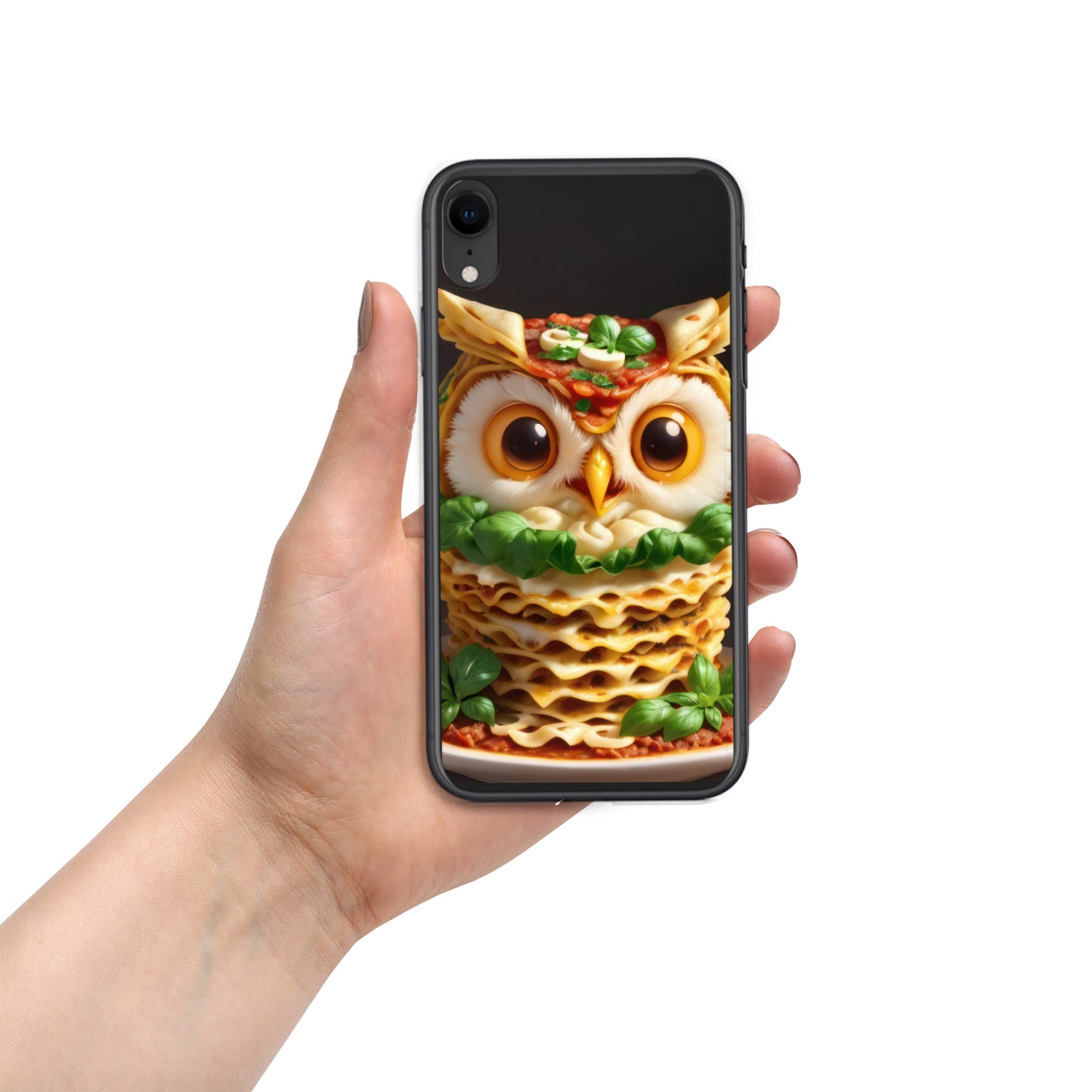 Owl lasagna Clear Case for iPhone®