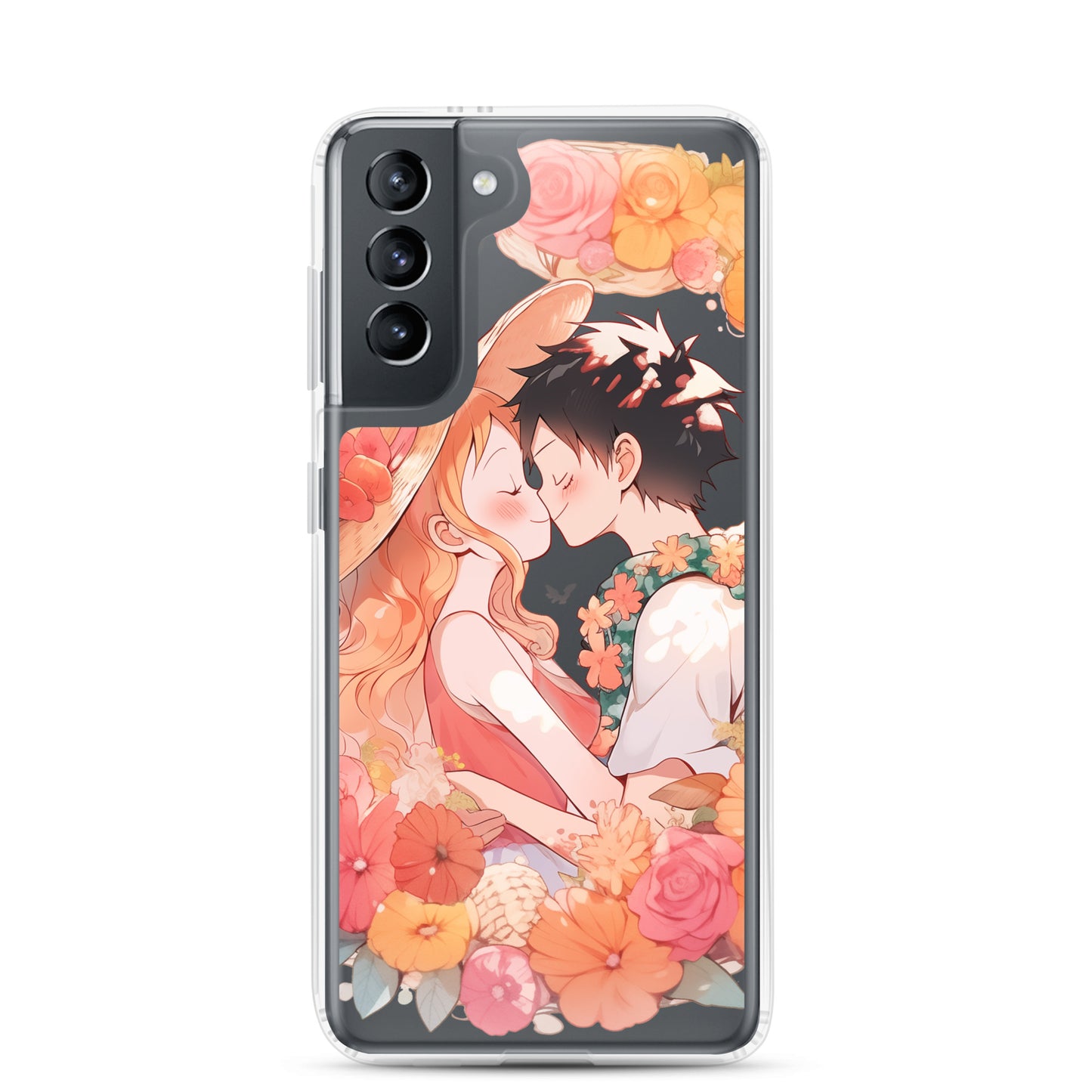 Flowery kiss Clear Case for Samsung®