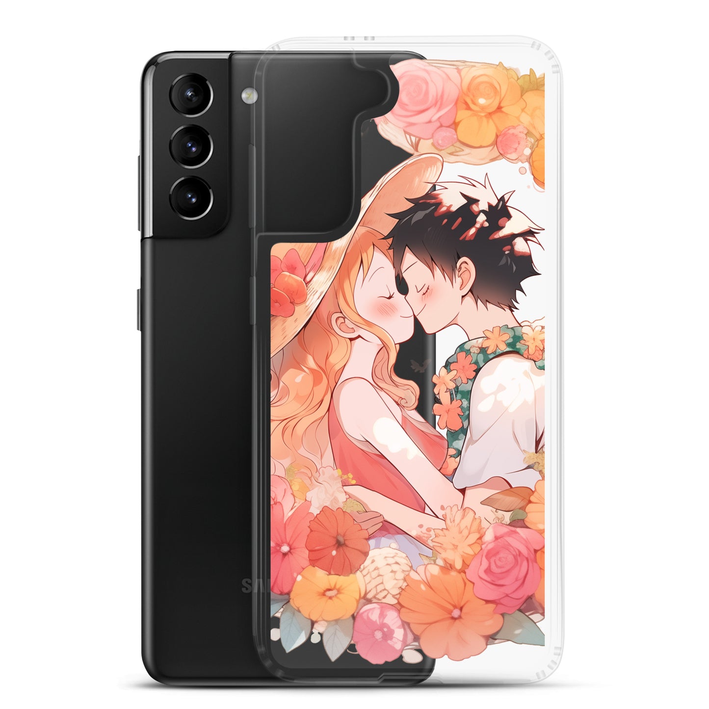 Flowery kiss Clear Case for Samsung®