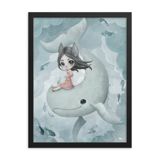 dreams of the deep Framed poster
