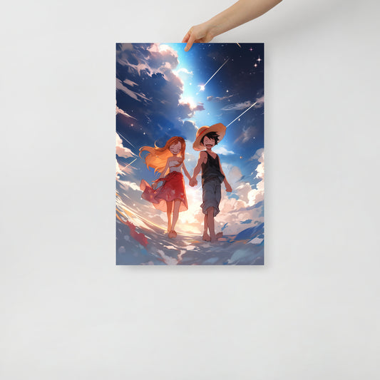 Luna in the clouds Poster