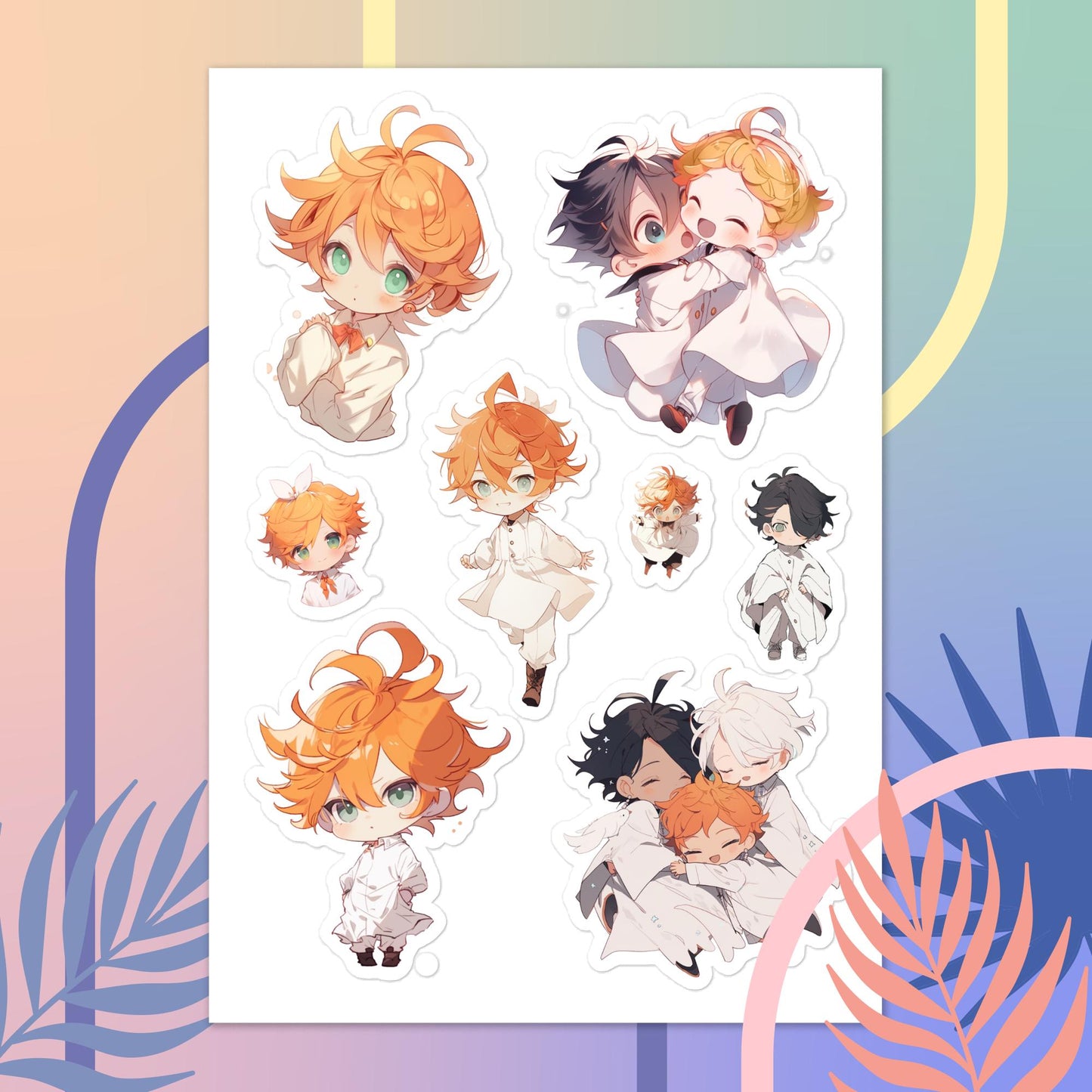 The promised neverland Sticker sheet