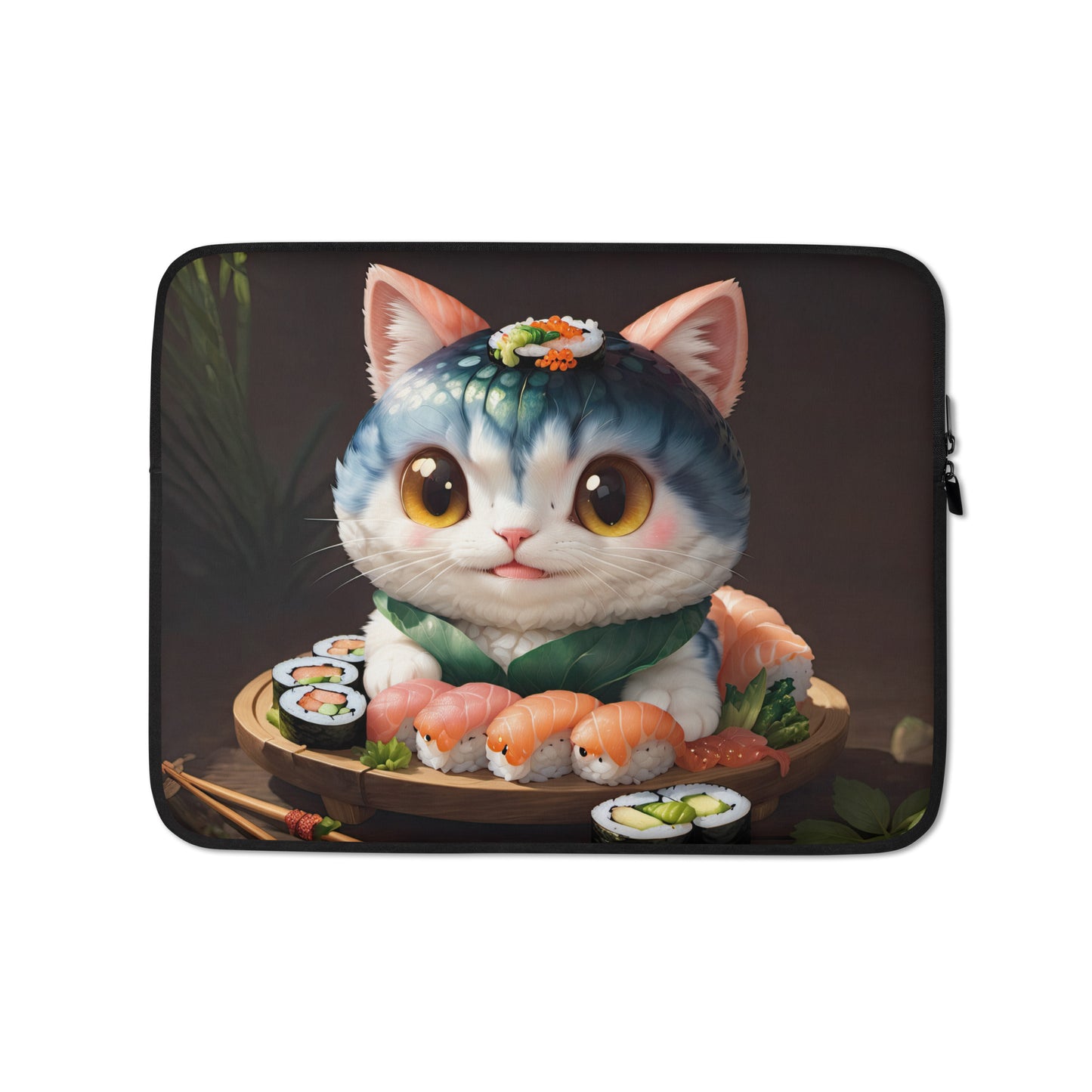 Cat sushi Laptop Sleeve