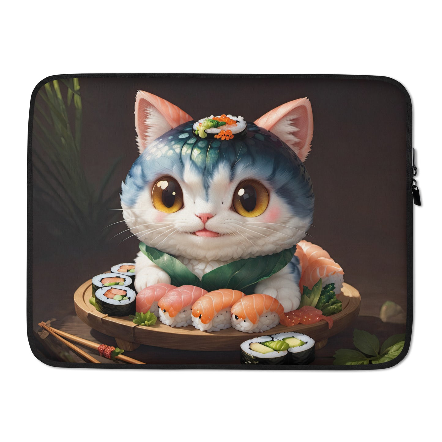 Cat sushi Laptop Sleeve