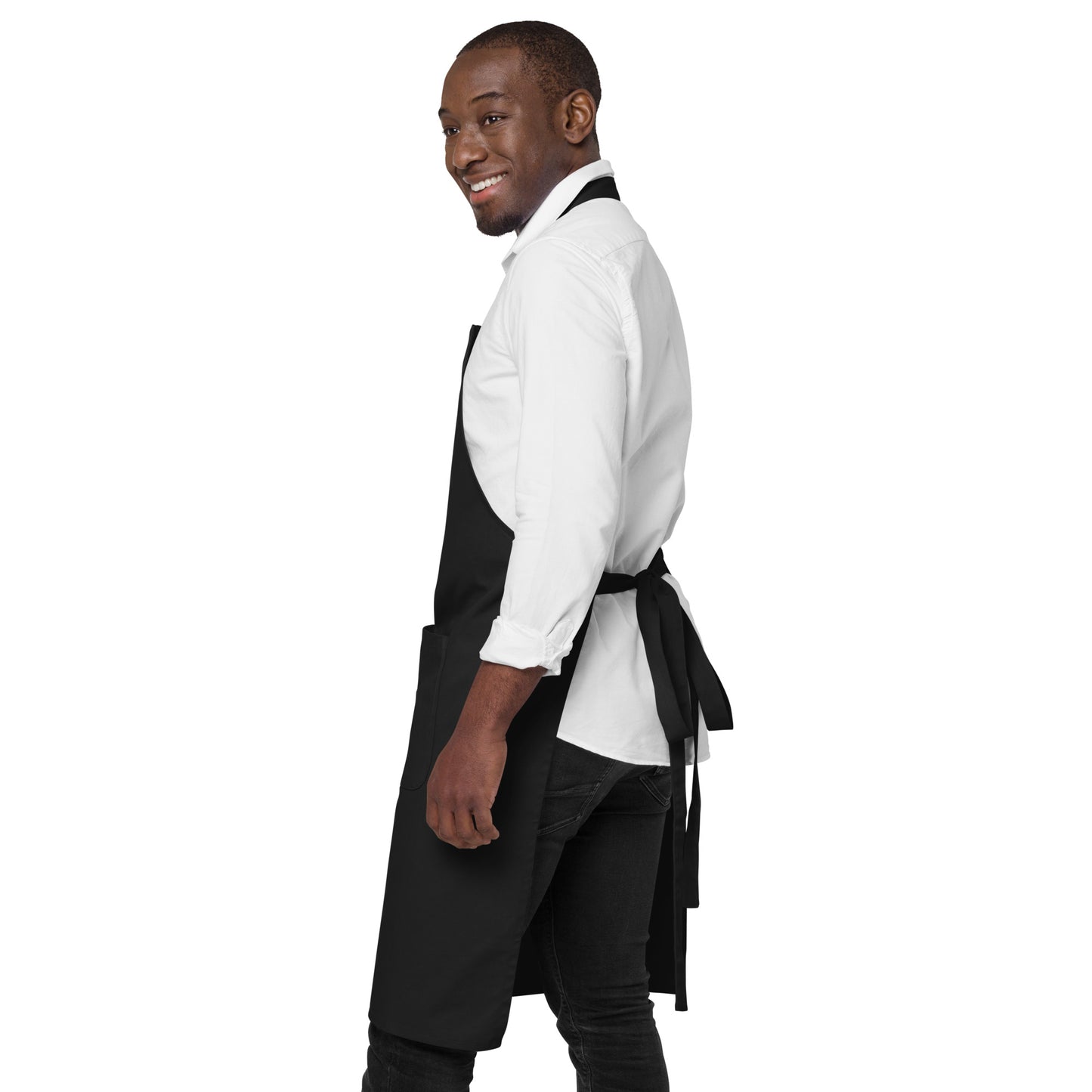 Owl culinary wisdom. Organic cotton apron