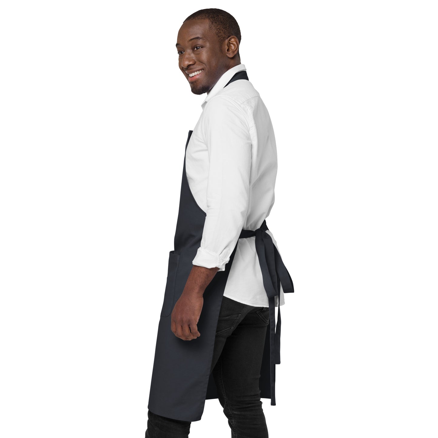 Owl culinary wisdom. Organic cotton apron