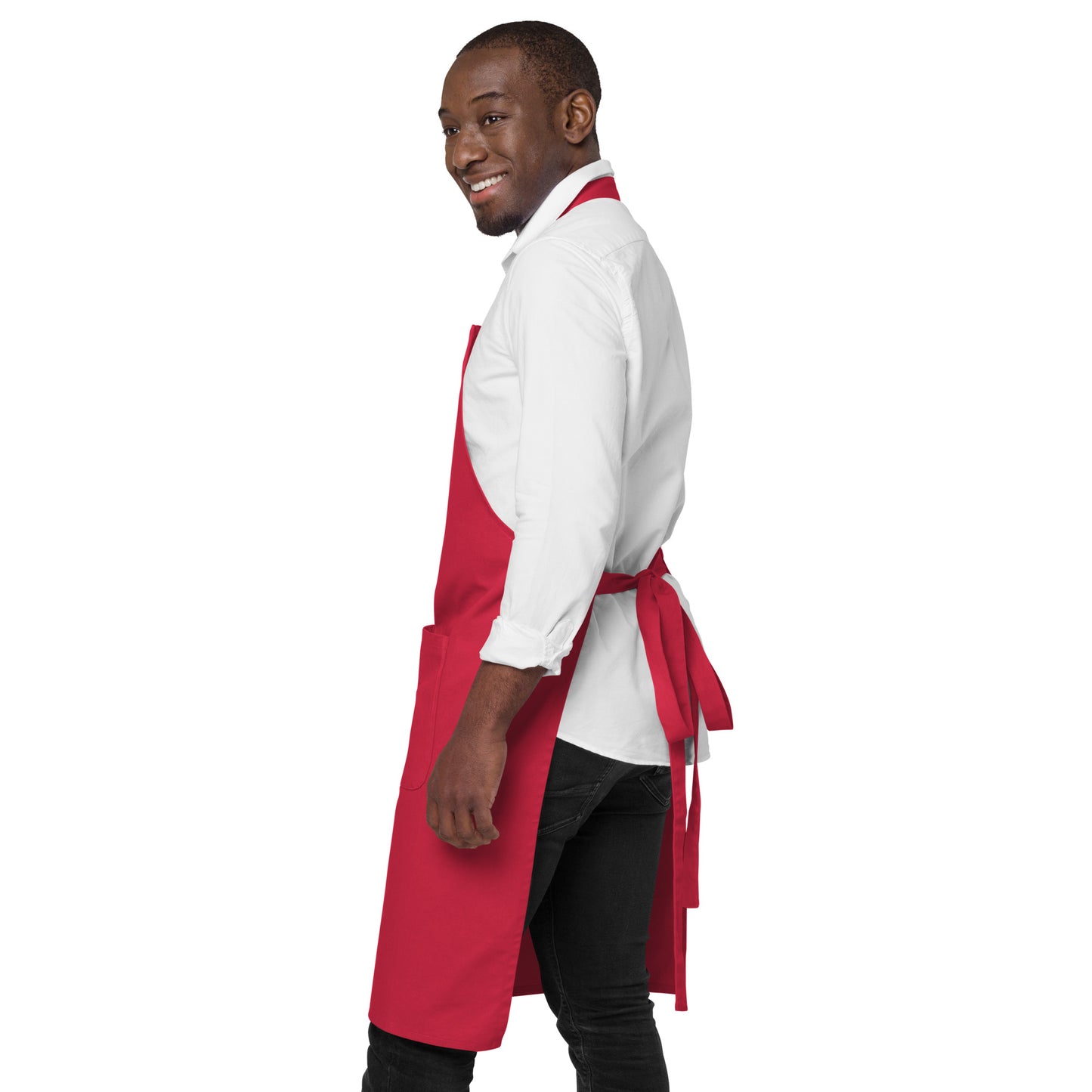 Owl culinary wisdom. Organic cotton apron