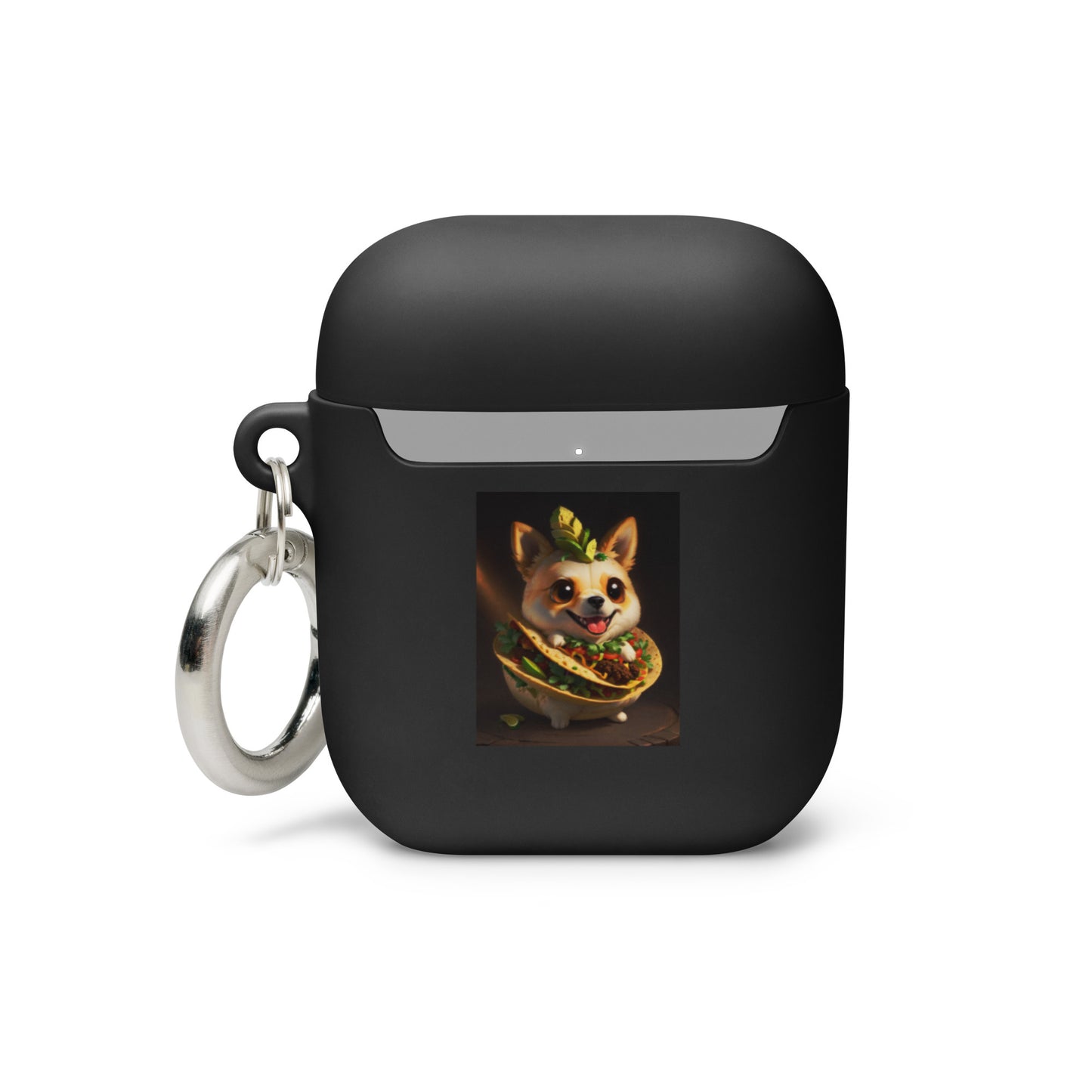 Dog fried rice and taco Rubber Case for AirPods®