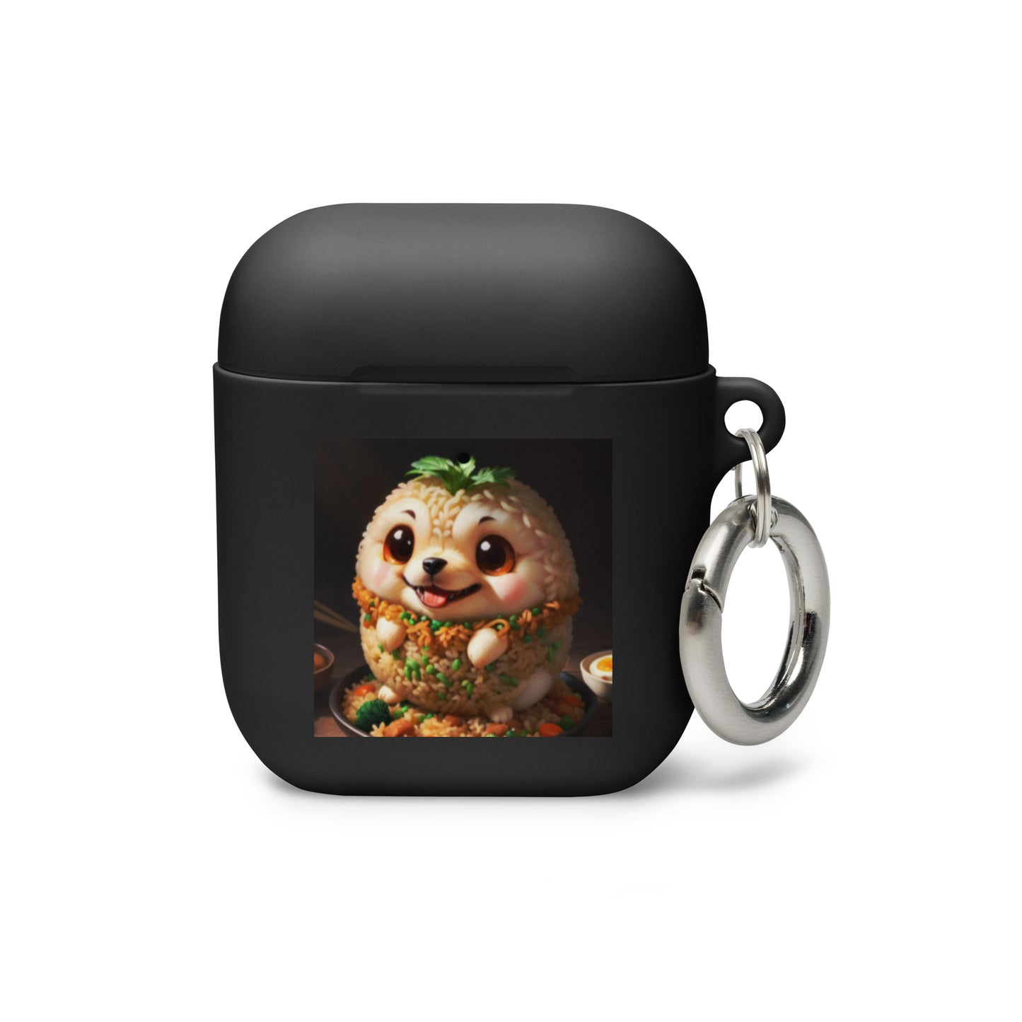 Dog fried rice and taco Rubber Case for AirPods®