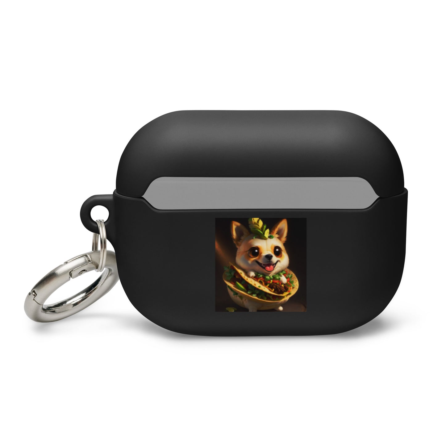 Dog fried rice and taco Rubber Case for AirPods®