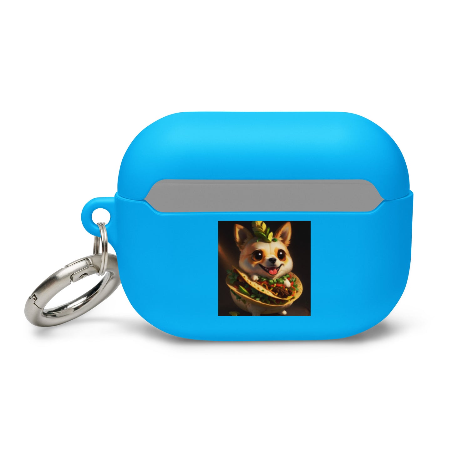 Dog fried rice and taco Rubber Case for AirPods®