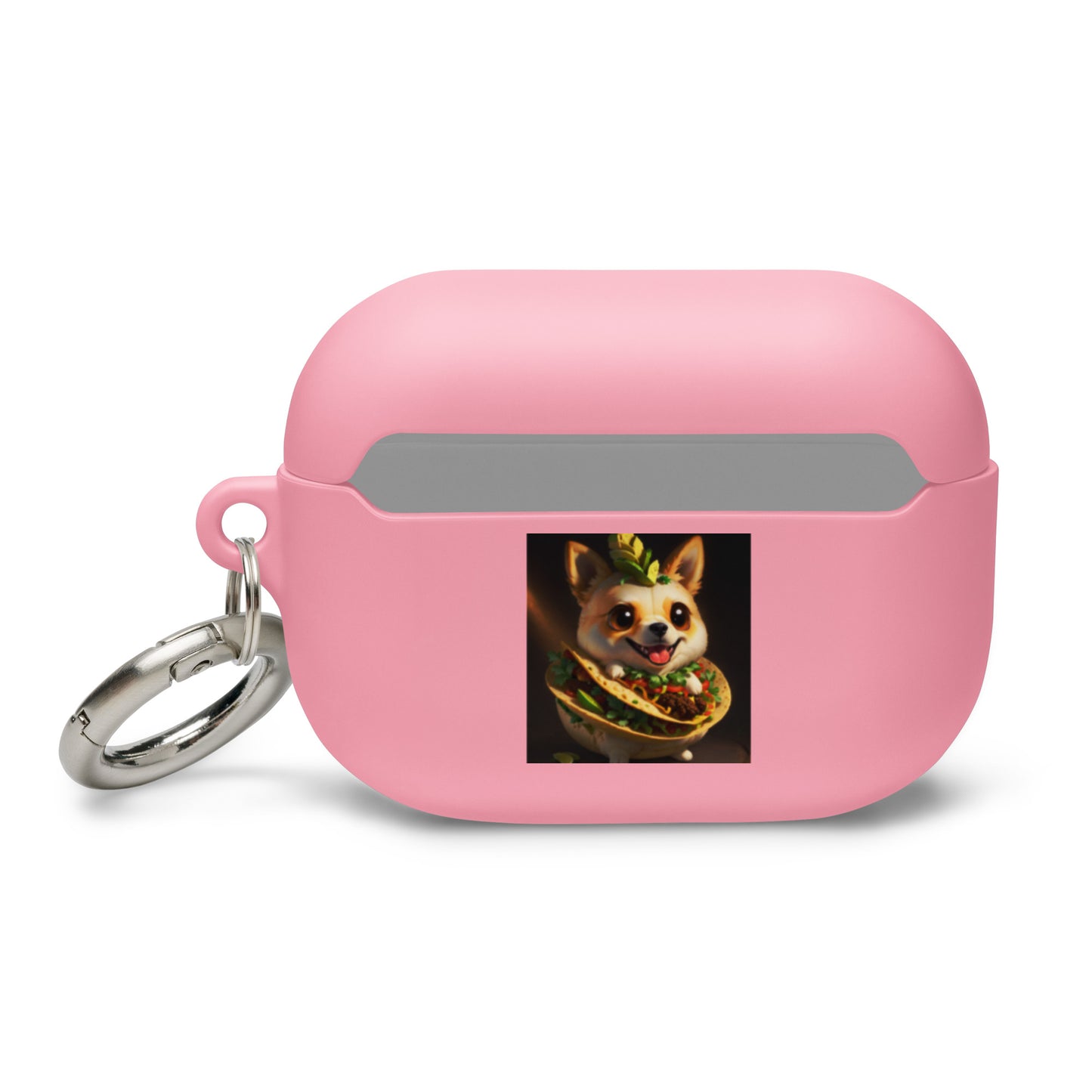 Dog fried rice and taco Rubber Case for AirPods®