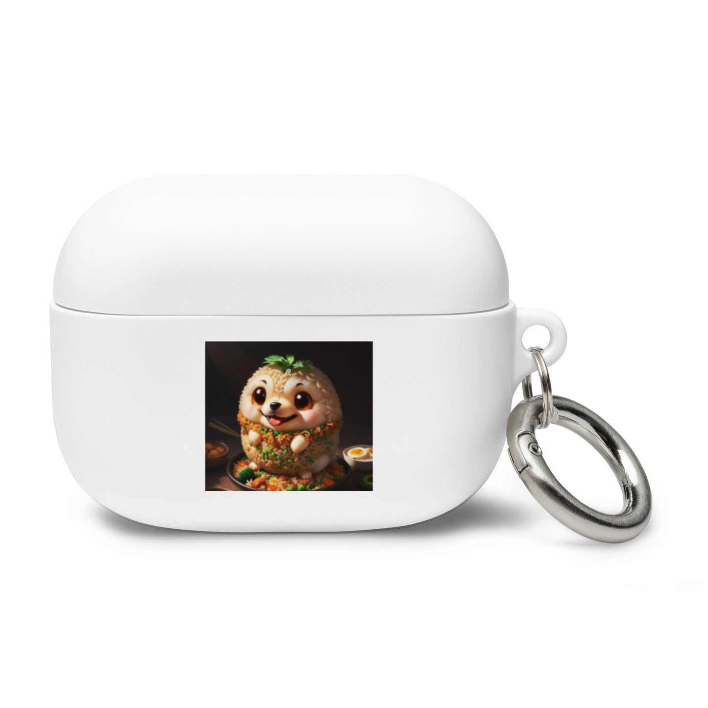 Dog fried rice and taco Rubber Case for AirPods®