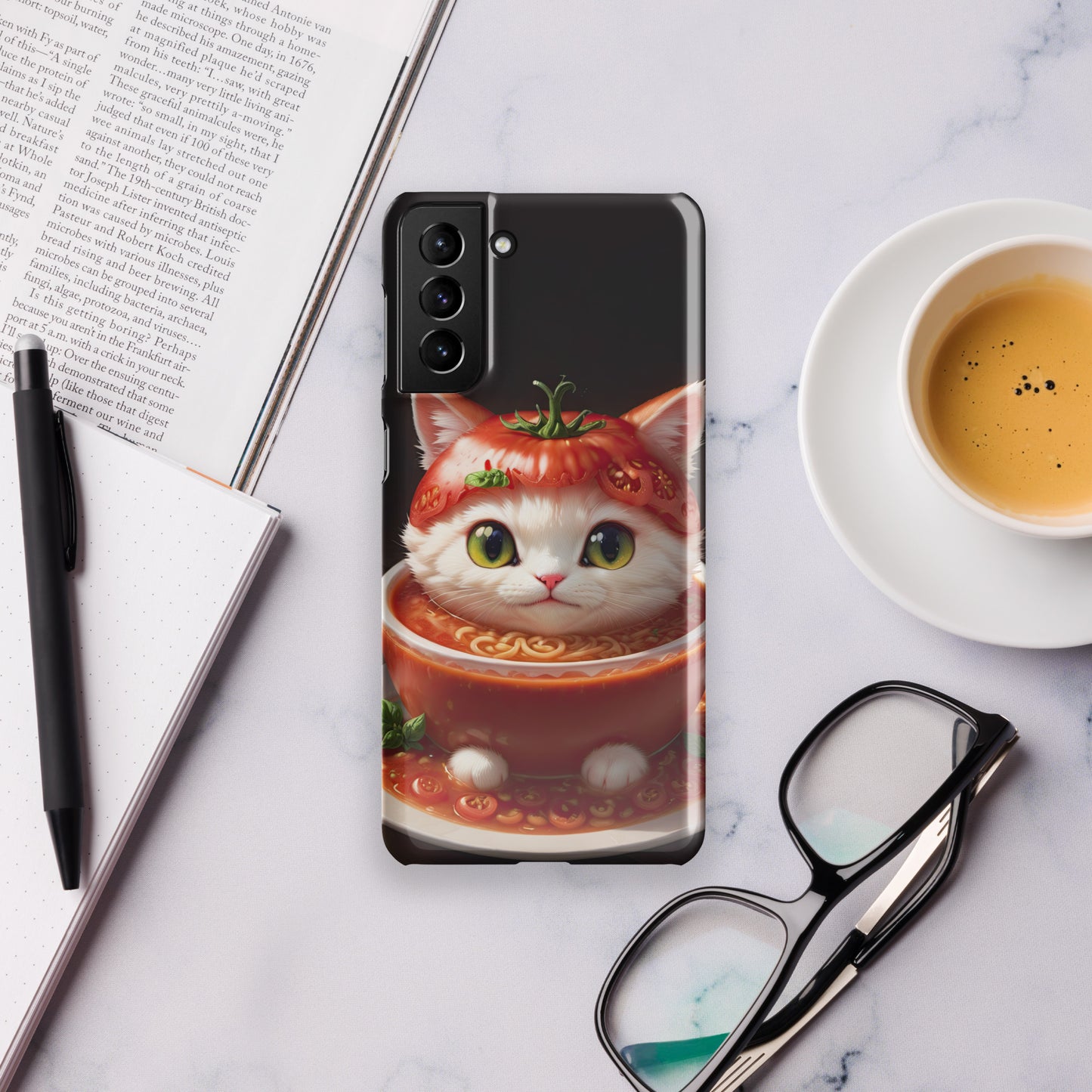 Cat tomato soup Snap case for Samsung®