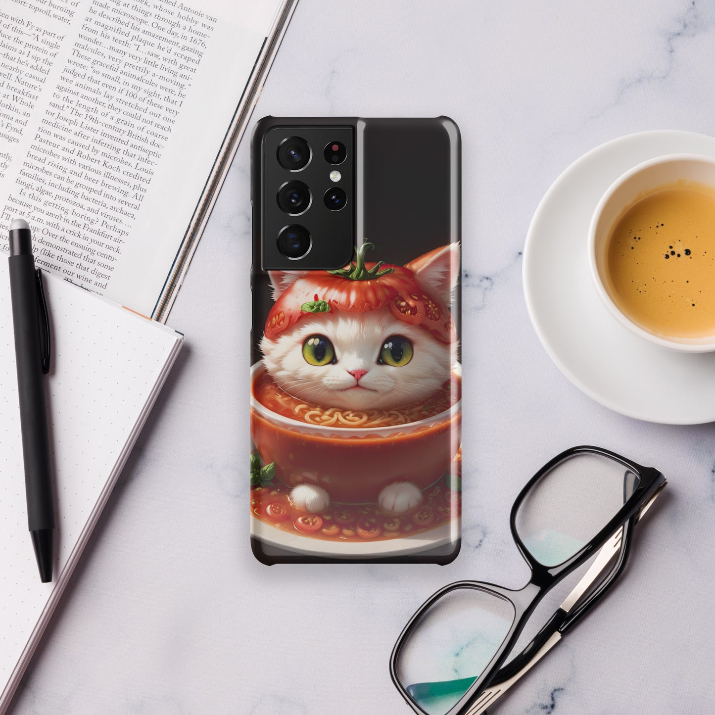 Cat tomato soup Snap case for Samsung®