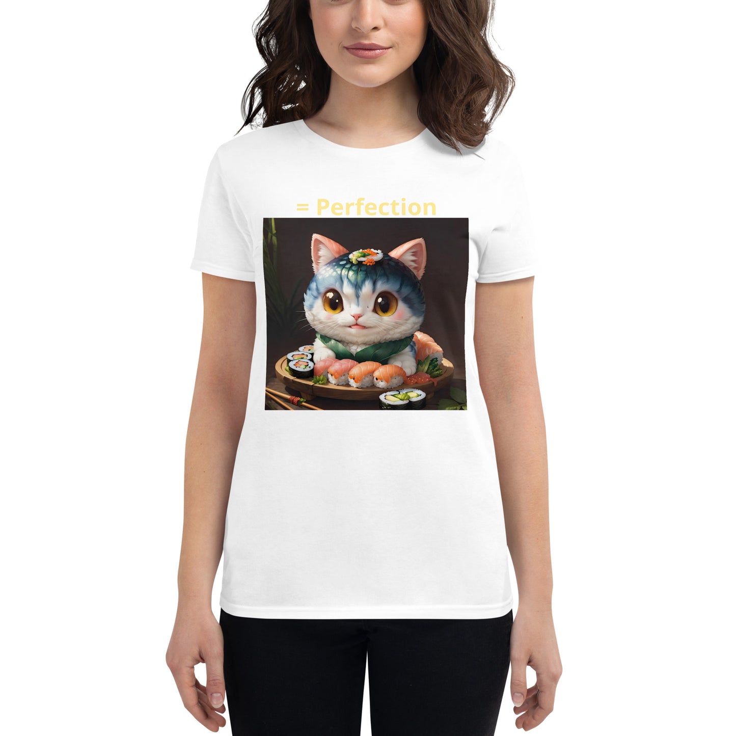 Meows and Maki, Women's short sleeve t-shirt